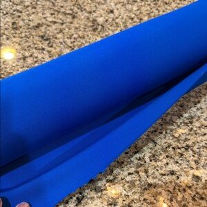 Vibrant Blue Fabric Roll